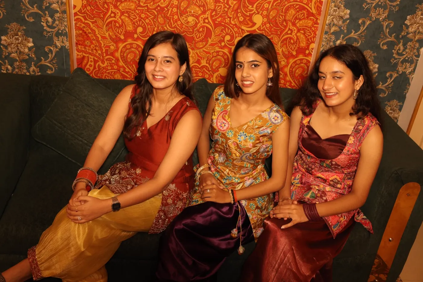 Three festive co-ord sets together